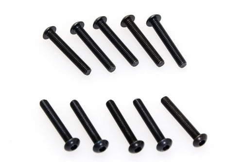 G36330 M3x20mm Button Head Hex Socket Screw (10pcs) - Cen Racing USA