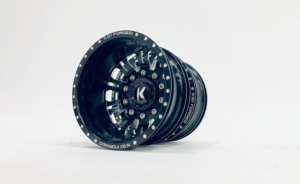 CKD0602 KG1 KD004 DUEL CNC Metal REAR Dually Wheel (2 pcs, w/cap. decal & screws) - Cen Racing USA