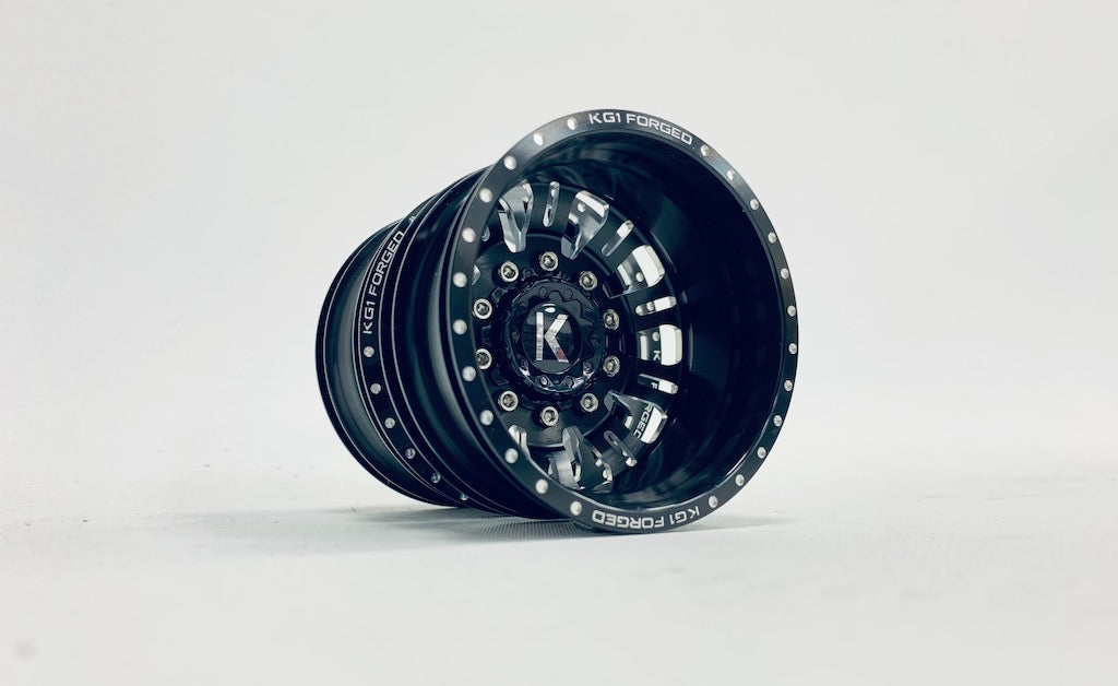 CKD0602 KG1 KD004 DUEL CNC Metal REAR Dually Wheel (2 pcs, w/cap. decal & screws) - Cen Racing USA