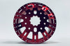 CKD0653 KG1 KD004 CNC Aluminum FRONT Dually Wheel (RED anodize, 2pcs, w/cap and decal, screws) - Cen Racing USA