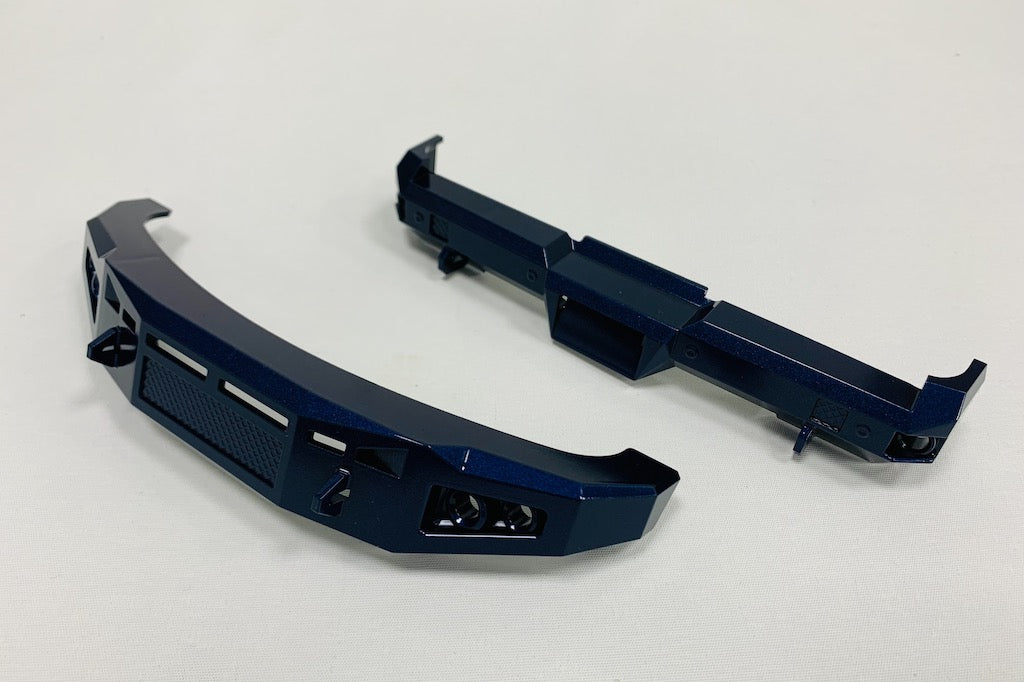 CKD0493 KAOS Blue Galaxy Bumper Set (For for F250 or F450) - Cen Racing USA