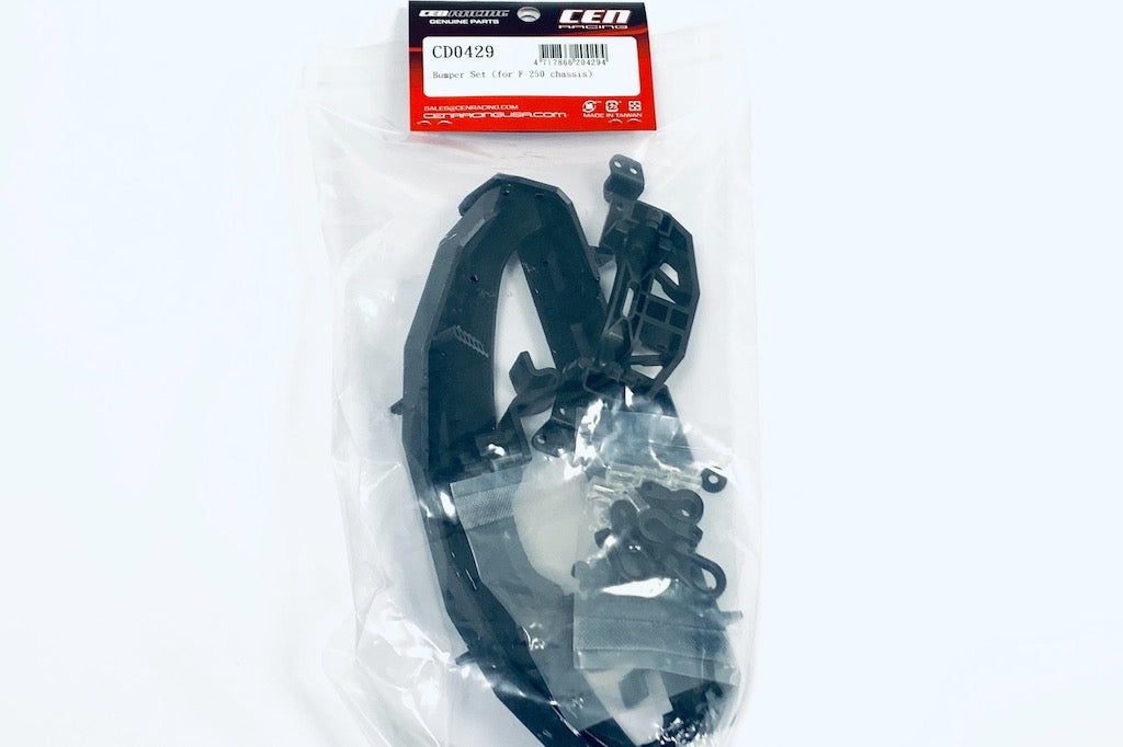 CD0429 Complete Black Bumper Set (for F-250 chassis Front & rear and hooks) - Cen Racing USA