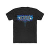 "CEN Racing Logo 2021" Men's Cotton T-Shirt- Blue Logo - Cen Racing USA