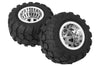 CQ0501 Wheel And Tire Glued 2.2" (Chrome) Fiat Suzuki Jimny - Cen Racing USA