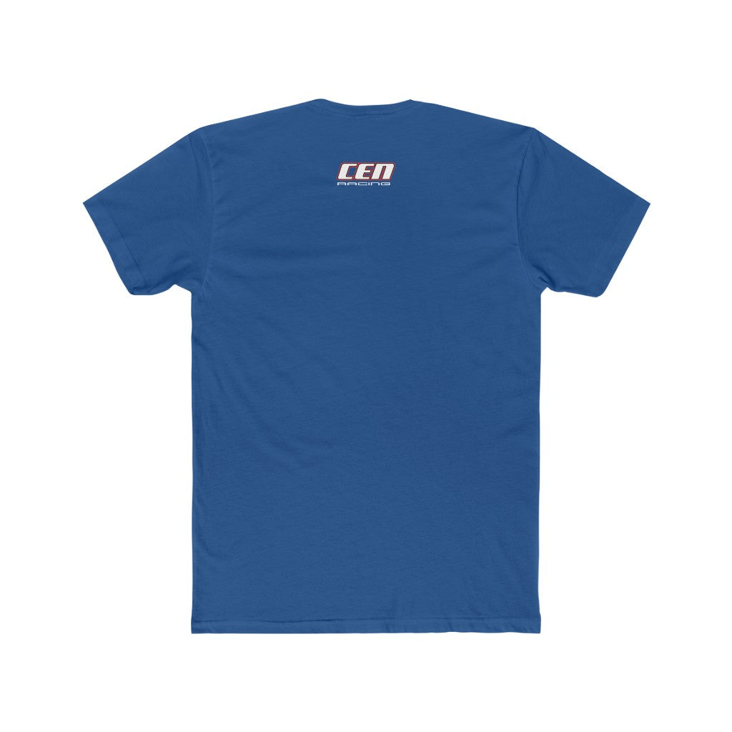 "CEN Racing USA Flag 2020" Men's Cotton T-Shirt High Quality - Cen Racing USA